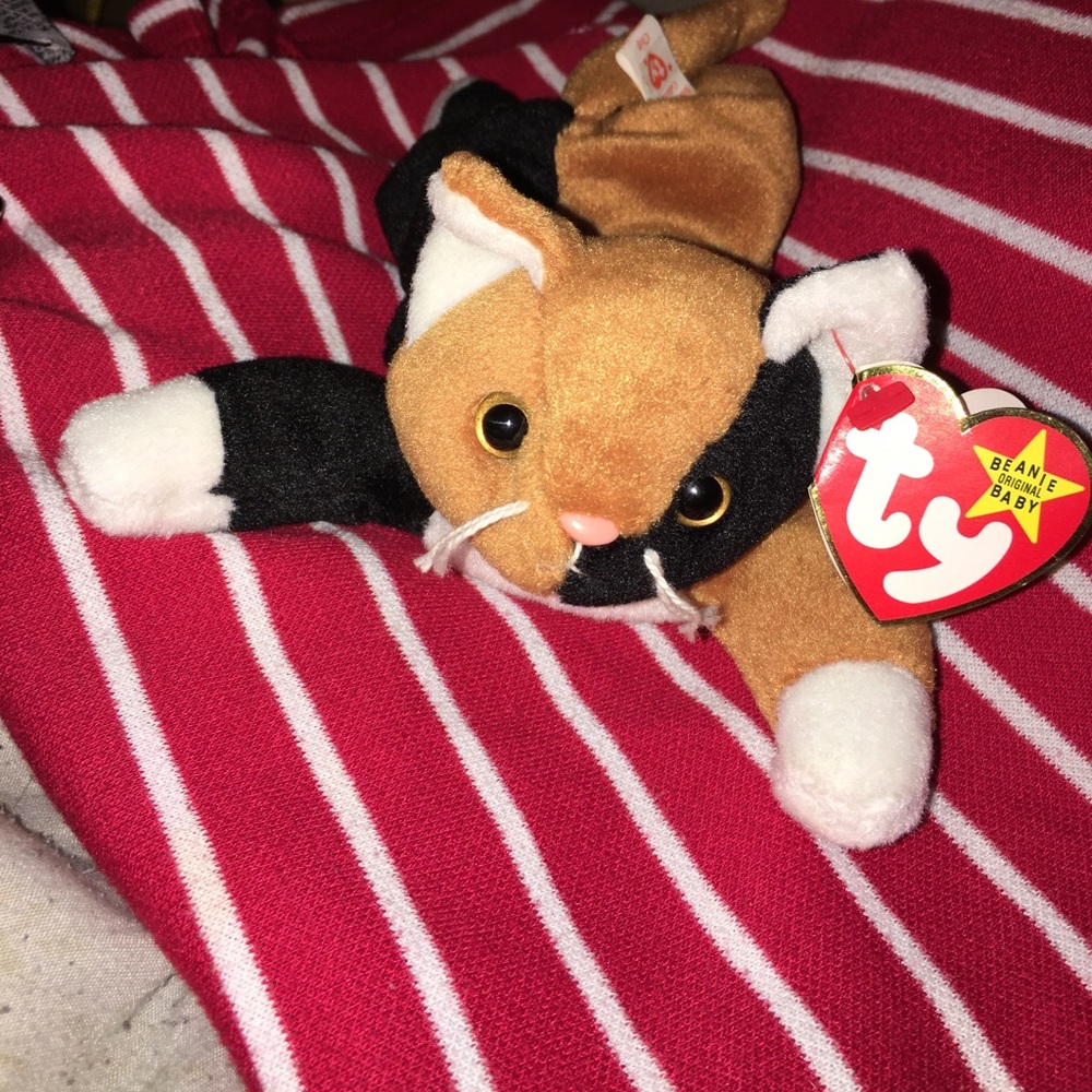 RARE 1996 Chip Beanie Baby With Tag errors